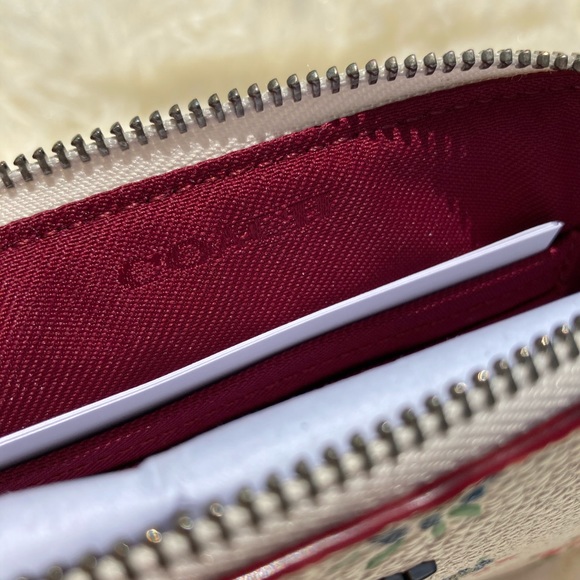 Coach Wildflower Print Wristlet - Picture 9 of 11